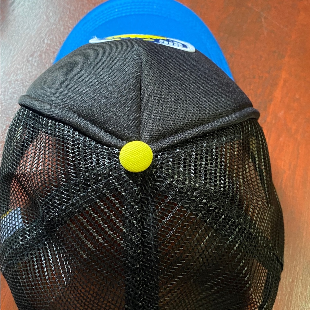 SESAME STREET Big Bird Hat Foam Adjustable Blue Black Mesh Adult OS - Picture 4 of 9
